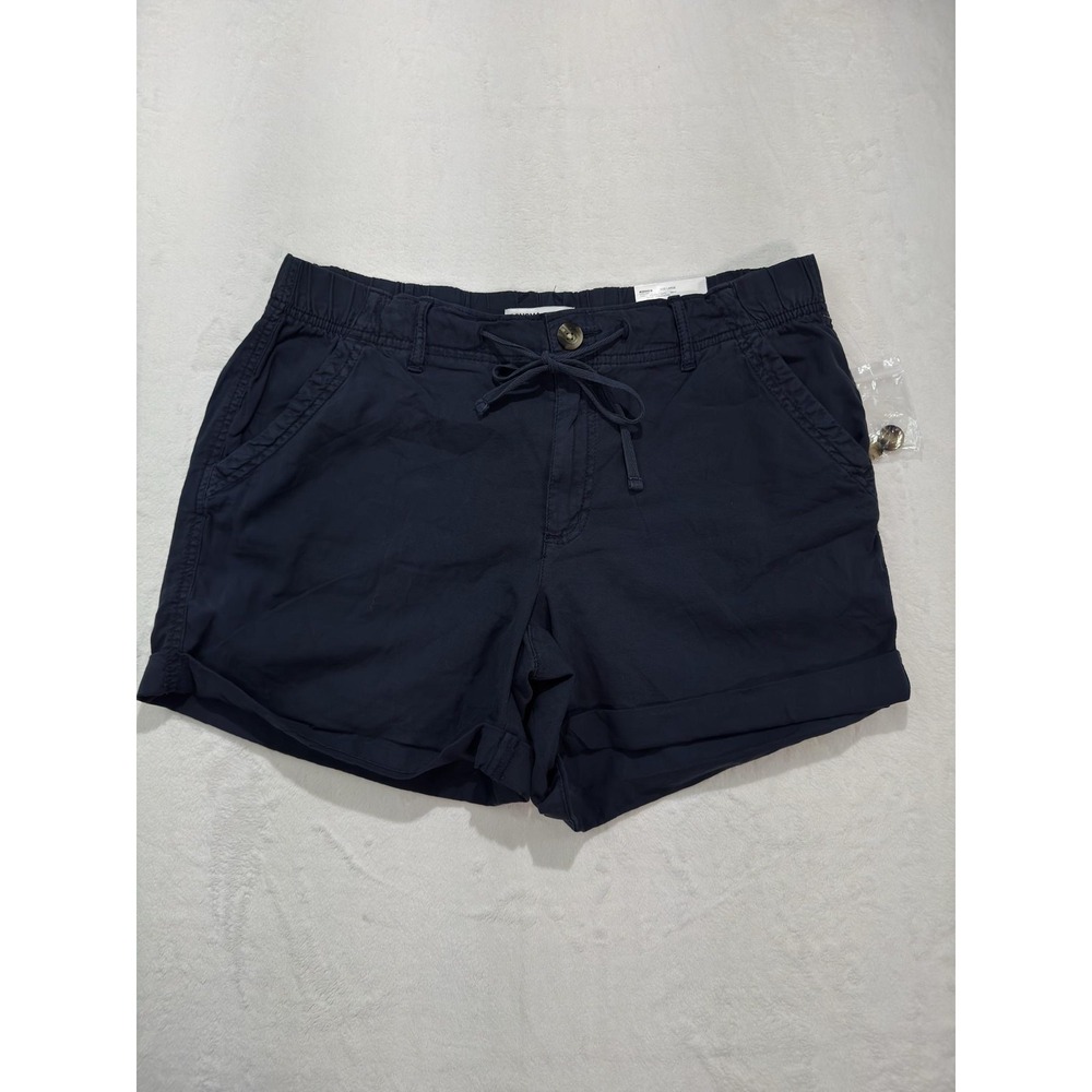 Sonoma Goods For Life Shorts Womens Large Navy Utility Elastic Waist Casual